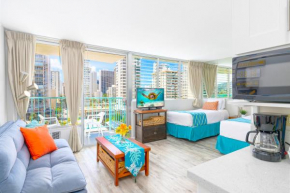 Beautiful Studio in the Aloha Surf in Waikiki with City Views - 8th Floor - WiFi